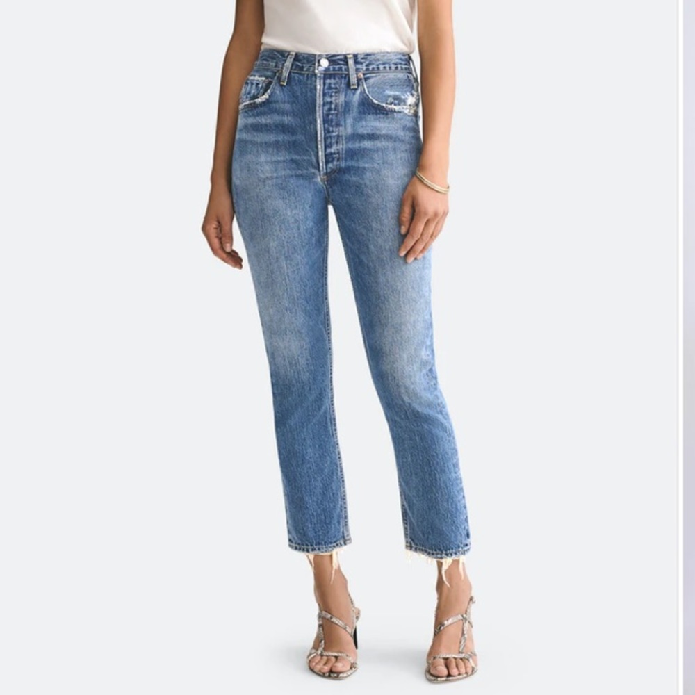 Riley high rise crop jeans